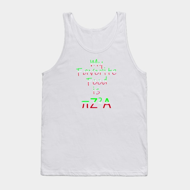 My favorite food is pi z2 A Tank Top by Edward L. Anderson 